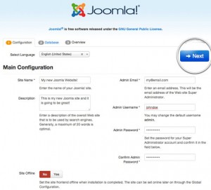 Joomla安装（过程）图片
